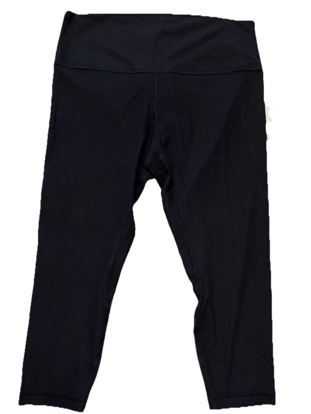NWT*LULULEMON*SIZE 14*ALIGN RIBBED HIGH RISE 23” L PANT*AUTHENTIC*BLACK*$98 - Picture 3 of 16